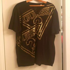 Black n Gold Guess Shirt